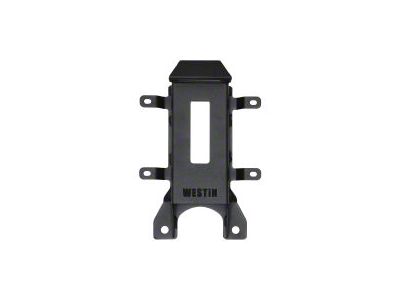 License Plate Relocator Bracket for Pro-Series Rear Bumper; Textured Black (21-25 Bronco)