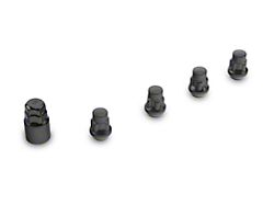 Locks with Key for Black Acorn Lug Nuts; 12mm x 1.5 (21-25 Bronco, Excluding Raptor)