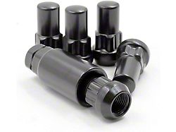 Locks with Key for Black Acorn Lug Nuts; 14mm x 1.5 (22-24 Bronco Raptor)