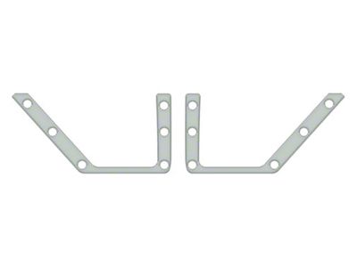 Lower Front Door Accent Trim; Cactus Gray (21-25 Bronco)