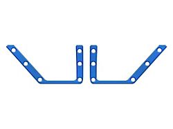 Lower Front Door Accent Trim; Velocity Blue (21-24 Bronco)
