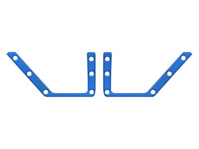 Lower Front Door Accent Trim; Velocity Blue (21-25 Bronco)