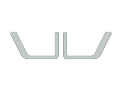 Lower Rear Door Accent Trim; Cactus Gray (21-25 Bronco 4-Door)