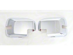 Mirror Covers with Turn Signal Openings; Chrome (21-25 Bronco)