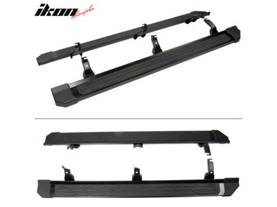 OE Style Aluminum Running Boards; Black (21-25 Bronco 4-Door)