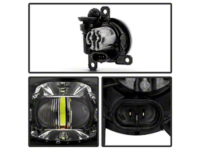 OEM Style Full LED Fog Lights with Switch; Clear (21-25 Bronco Big Bend)