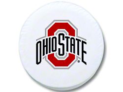 Ohio State University Spare Tire Cover with Camera Port; White (21-25 Bronco)