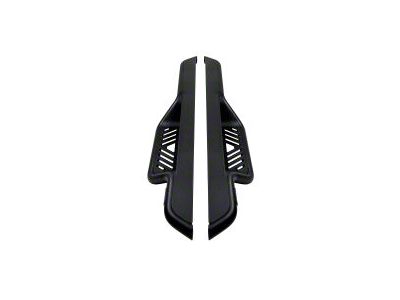 Westin Outlaw Drop Nerf Side Step Bars; Textured Black (21-25 Bronco 2-Door)