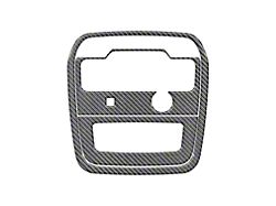 Overhead Switch Accent Trim; Domed Carbon Fiber (21-24 Bronco)