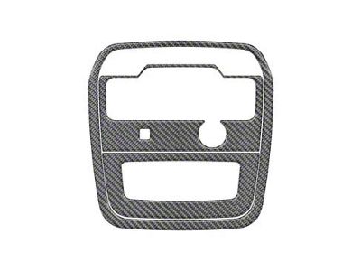 Overhead Switch Accent Trim; Forged Carbon Fiber (21-25 Bronco)