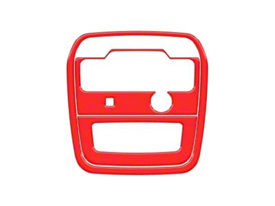 Overhead Switch Accent Trim; Race Red (21-25 Bronco)