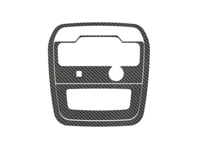 Overhead Switch Accent Trim; Raw Carbon Fiber (21-25 Bronco)