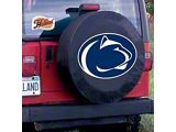 Penn State University Spare Tire Cover with Camera Port; Black (21-25 Bronco)
