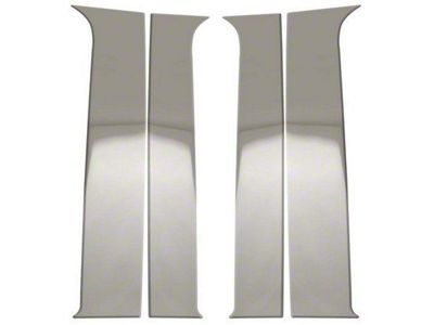 Pillar Posts; Polished; Set of 4 (21-25 Bronco)