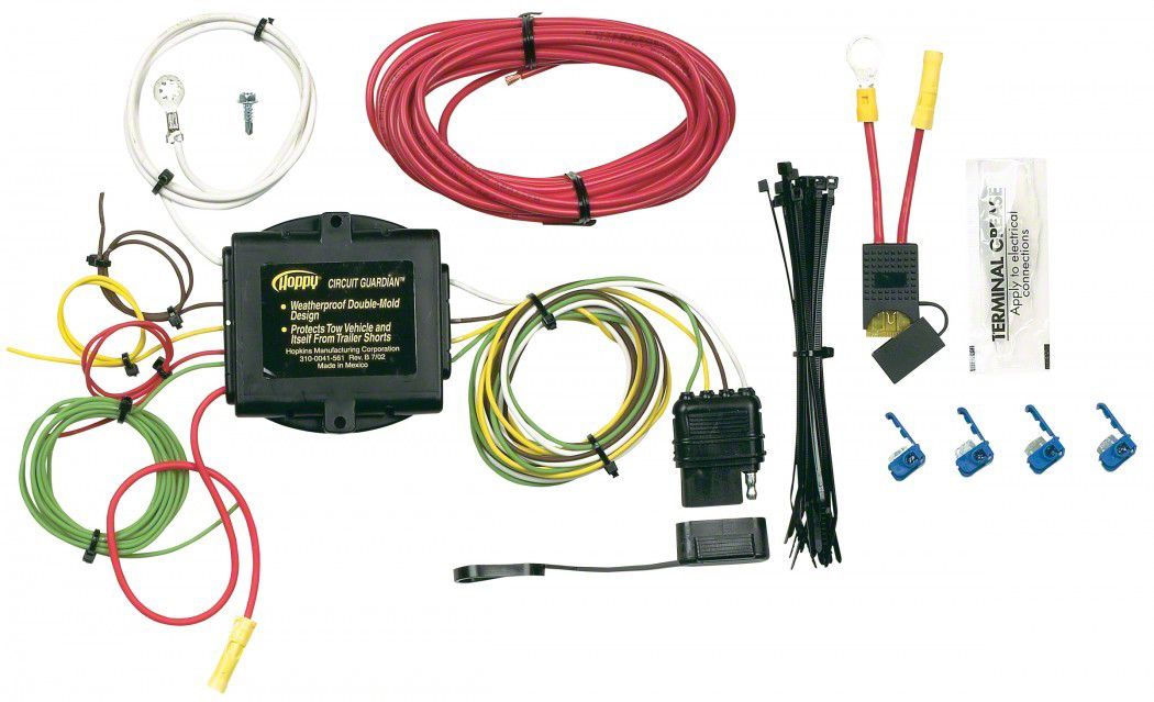 Bronco Powered Trailer Tail Light Converter Kit; 8.0 Amps Per Output