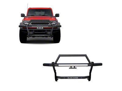 Rambler Grille Guard; Matte Black (21-25 Bronco)