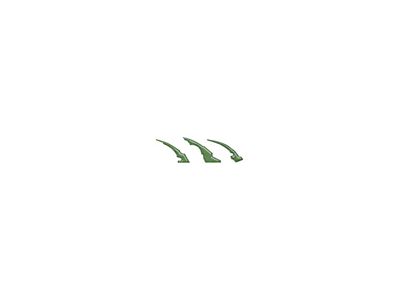 Raptor Emblem Claw Mark Inserts; Eruption Green (22-25 Bronco Raptor)