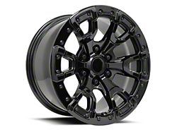 Raptor Replica Gloss Black 6-Lug Wheel; 17x9; 18mm Offset (22-25 Bronco Raptor)