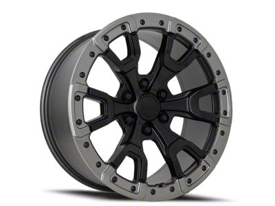 Raptor Style Satin Bronze with Satin Black Ring 6-Lug Wheel; 20x9; 20mm Offset (22-25 Bronco Raptor)