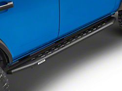 RB20 Slim Running Boards; Textured Black (21-24 Bronco 4-Door)