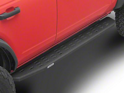 Go Rhino RB30 Running Boards; Protective Bedliner Coating (21-25 Bronco 4-Door)