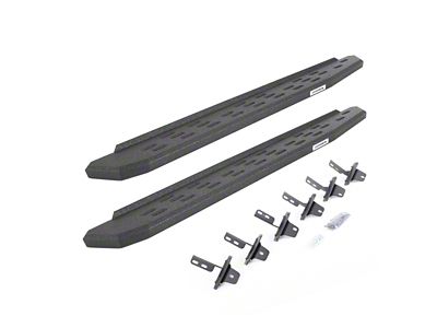Go Rhino RB30 Running Boards; Protective Bedliner Coating (21-25 Bronco 2-Door)