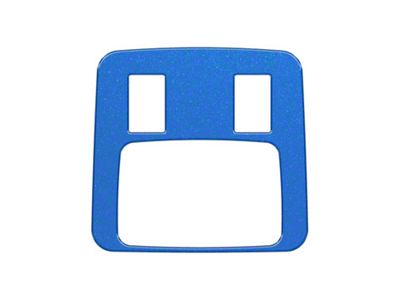 Rear Center Console Accent Trim; Velocity Blue (21-25 Bronco 4-Door)