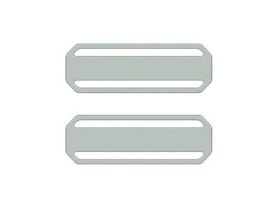 Rear Door Sill Overlays; Cactus Gray (21-25 Bronco 4-Door)