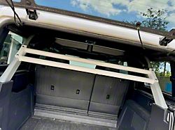 Rear Roll Cage Brace; Dual Tube; Bare (21-25 Bronco 4-Door, Excluding Raptor)