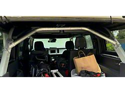 Rear Roll Cage Brace; Single Arched; Bare (21-25 Bronco 4-Door, Excluding Raptor)