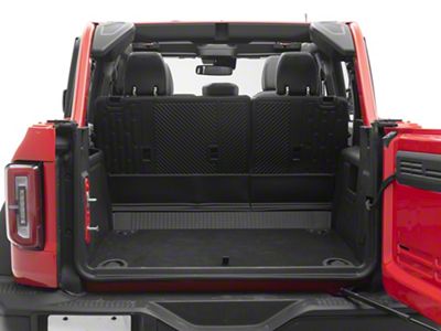 Rear Seat Cover Protector; Black (21-25 Bronco 4-Door)