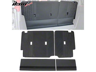 Rear Seat Protector Backrest Cover; Black (21-25 Bronco 4-Door)