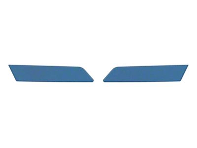 Rear Side Door Pull Handle Overlays; Atlas Blue (21-25 Bronco 4-Door)