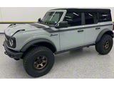 Retro Hockey Style Decal Kit; Matte Black (21-25 Bronco 2-Door)