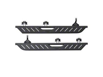 Rock Sliders; Black (21-25 Bronco 4-Door)
