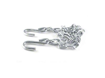 Safety Chain with Two S-Hooks; 48-Inch; 2,000 lb.