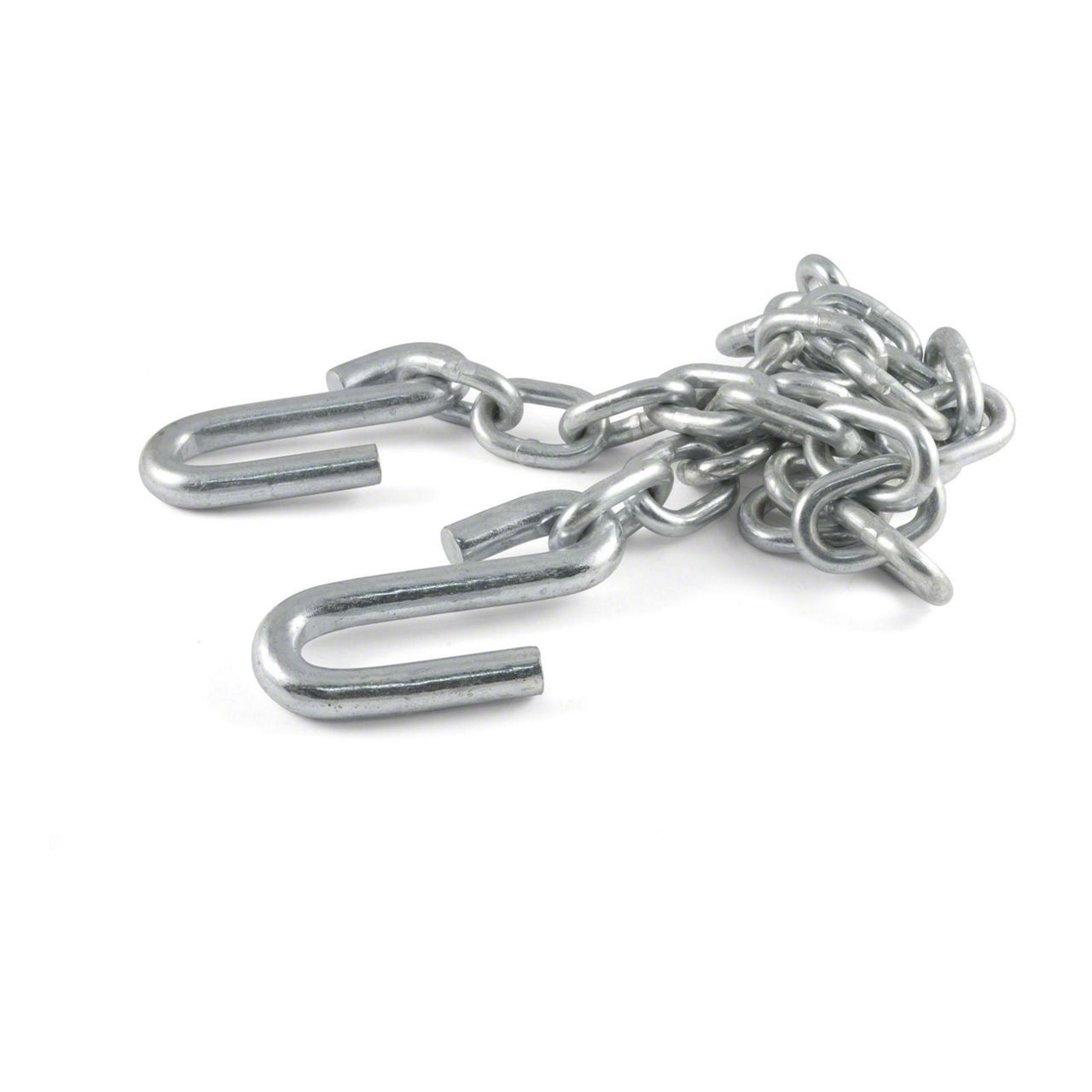 Bronco Safety Chain with Two S-Hooks; 48-Inch; 7,000 lb. - Free Shipping