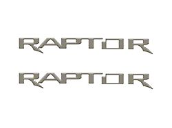 Side Emblem Insert Letters; Marsh Gray (22-26 Bronco Raptor)
