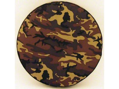 Spare Tire Cover with Camera Port; Camouflage (21-25 Bronco)