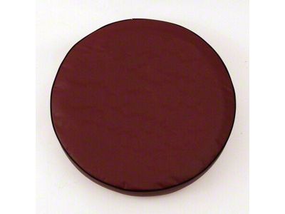 Spare Tire Cover with Camera Port; Solid Burgundy (21-25 Bronco)