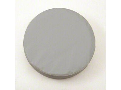 Spare Tire Cover with Camera Port; Solid Gray (21-25 Bronco)
