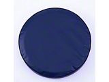 Spare Tire Cover with Camera Port; Solid Navy Blue (21-26 Bronco)