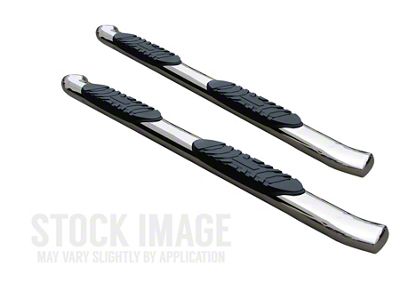 5-Inch Oval Premium Side Step Bars; Stainless Steel (21-25 Bronco Sport)