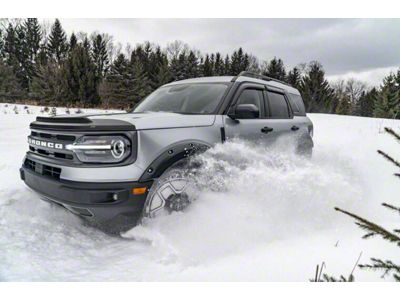 Aeroskin II Hood Protector; Textured Black (21-25 Bronco Sport)