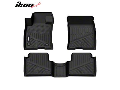 All-Weather Front and Rear Floor Mats; Black (21-25 Bronco Sport)