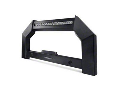 Armour Bull Bar with 20-Inch LED Light Bar; Matte Black (21-25 Bronco Sport)