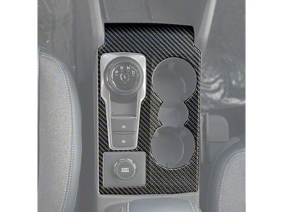 Center Console Accent Trim; Gloss Black (21-25 Bronco Sport)