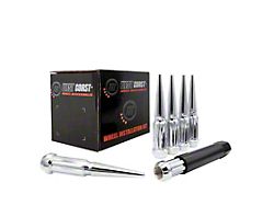 Chrome Spike Lug Nuts for Aftermarket Wheels; M12x1.5; Set of 24 (21-26 Bronco Sport)