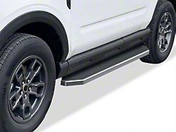 H-Style Running Boards; Black (21-25 Bronco Sport)