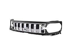 Mesh Upper Replacement Grille; Chrome (21-26 Bronco Sport)